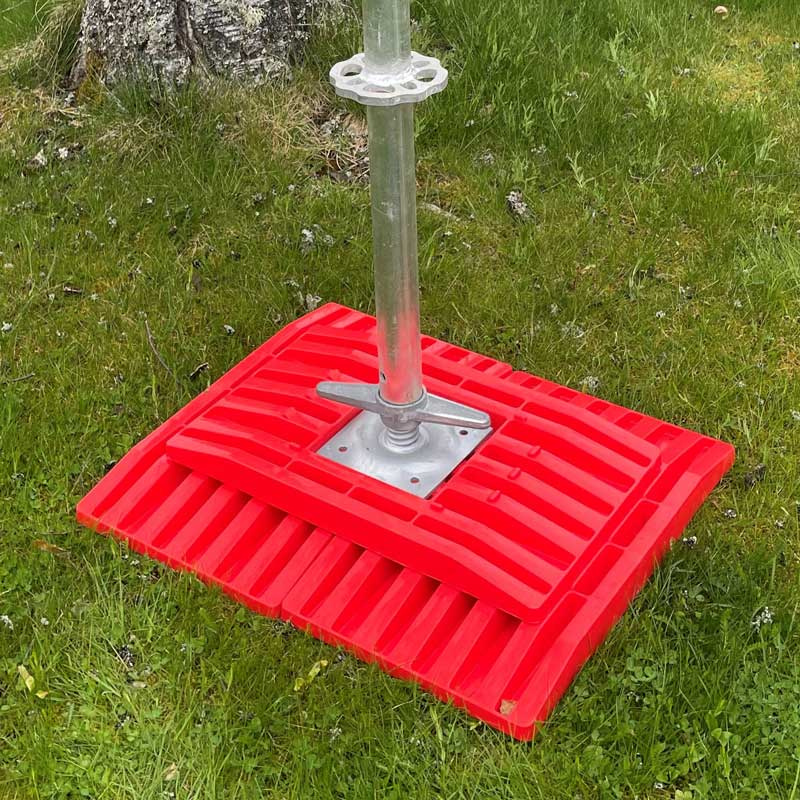 Underl�gg till st�llbar fot Proffs