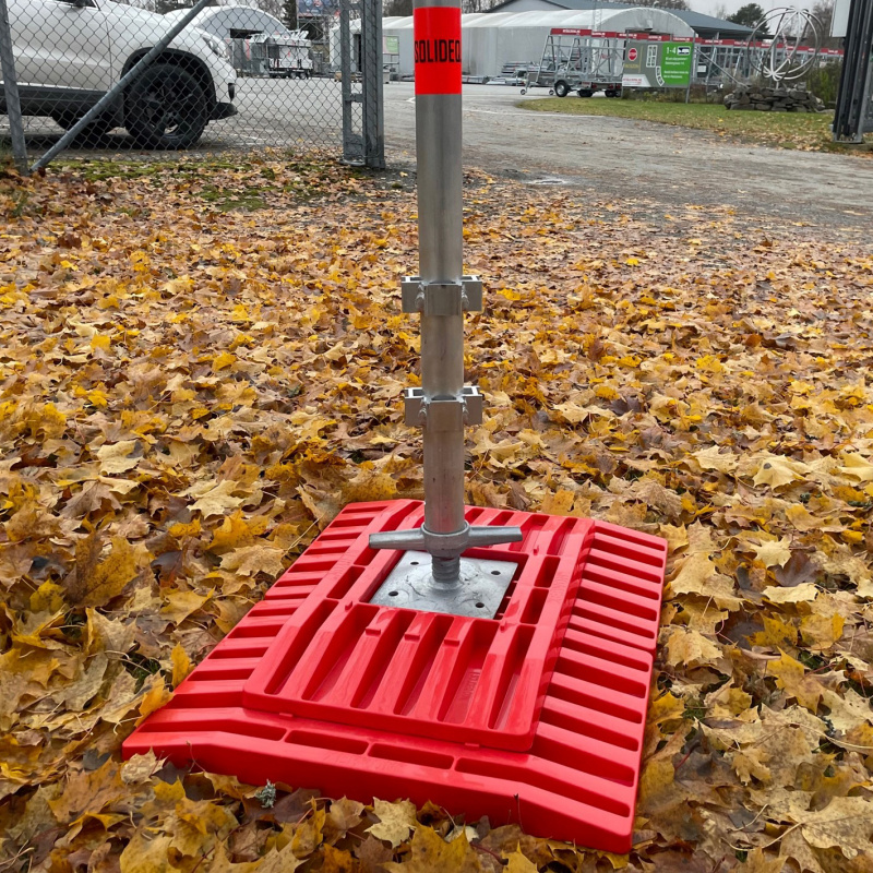 Underl�gg till st�llbar fot Proffs