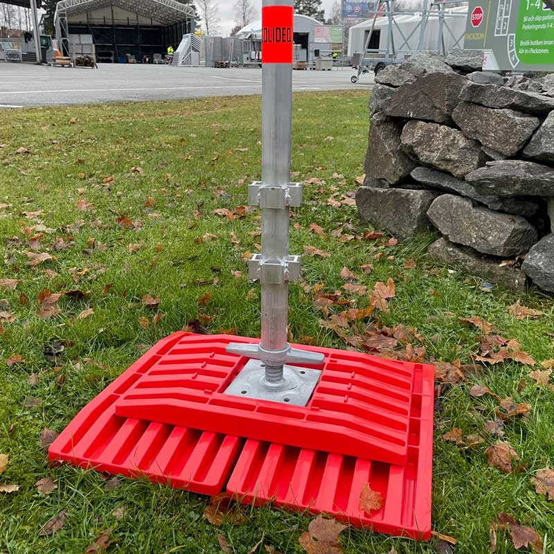 Underl�gg till st�llbar fot Proffs