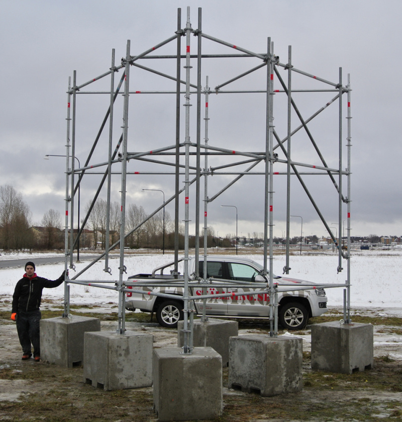 Inf�stningspaket f�r pl�tskyltar