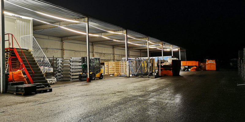 LED-ljusslinga, byggbelysning