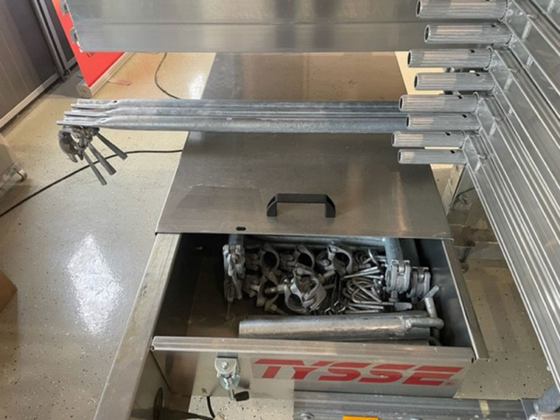 St�llningstrailer utan st�llning 1300kg