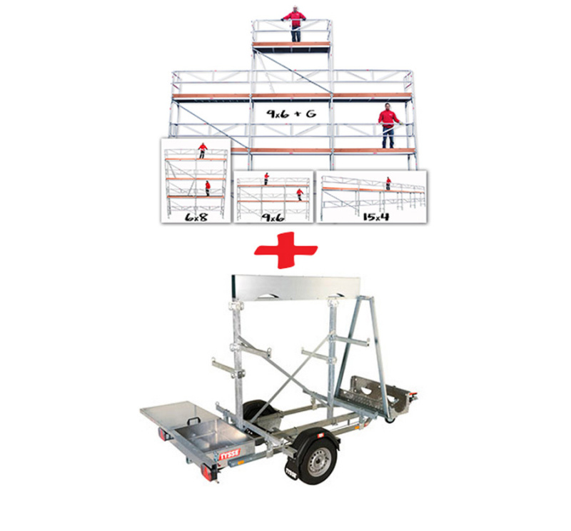 St�llningstrailer 60m� Villapaket 3 - Aluminium