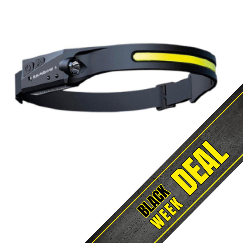 Pannlampa Rainbow med panoramaeffekt